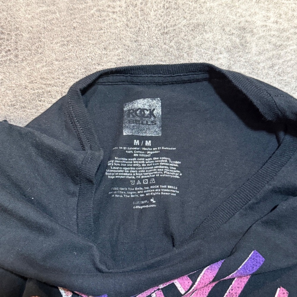 Rock The Bells LL Cool J Graphic Tee Mens Medium Black Streetwear Rap Shirt M - Picture 2 of 4